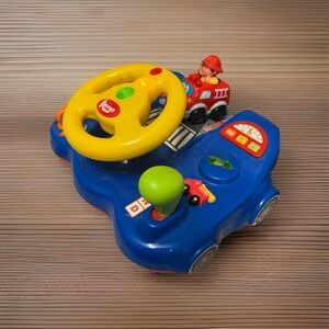 Bruin Wacky Sounds Rescue Driver Steering Wheel Toddler Toy With Sounds & lights